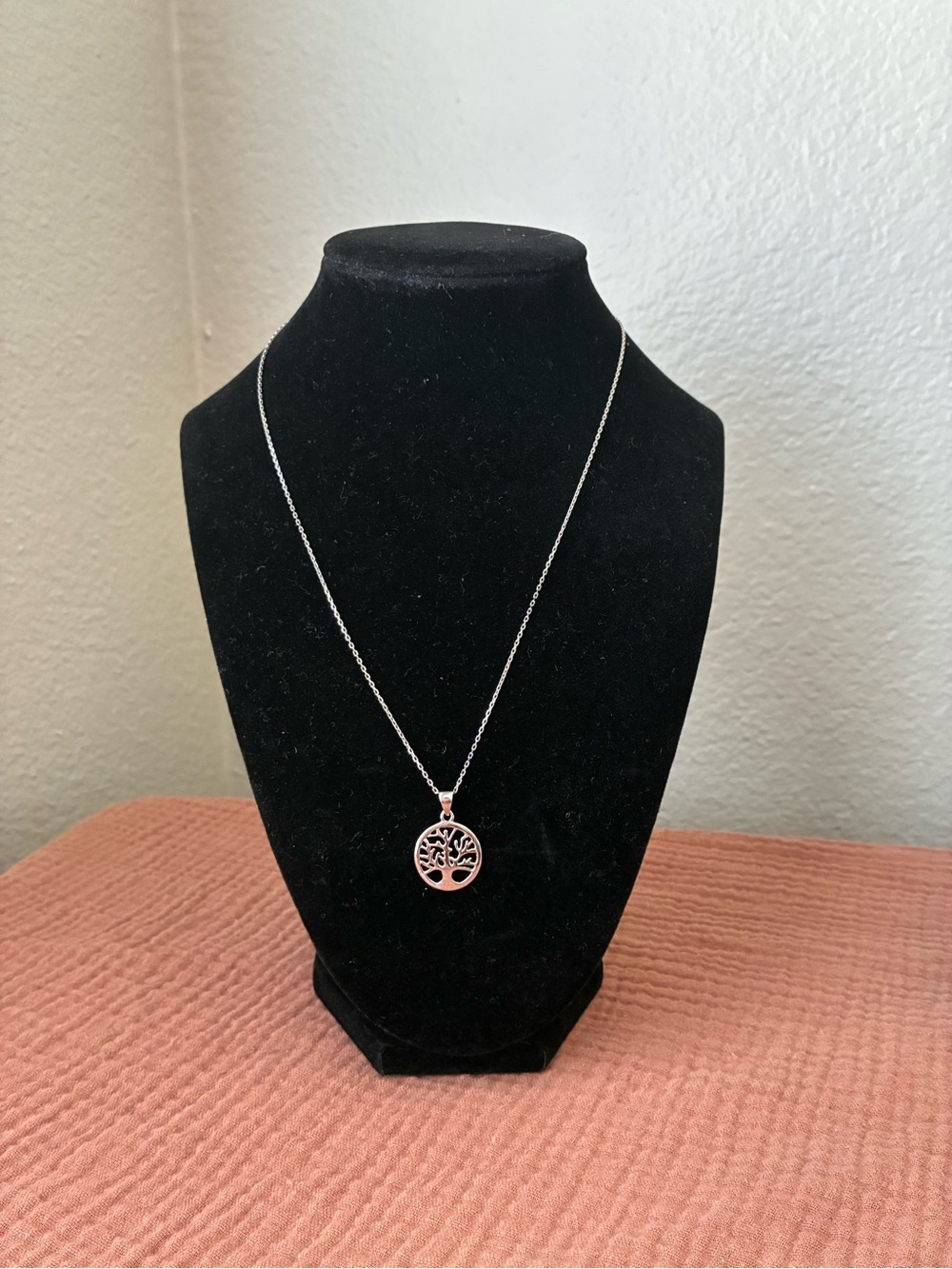 925 Sterling Silver Tree of Life Pendant Necklace - Women Jewelry 18”
